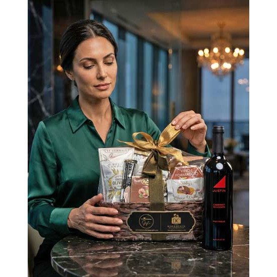 Justin Cabernet Wine Gift Basket - Order Online